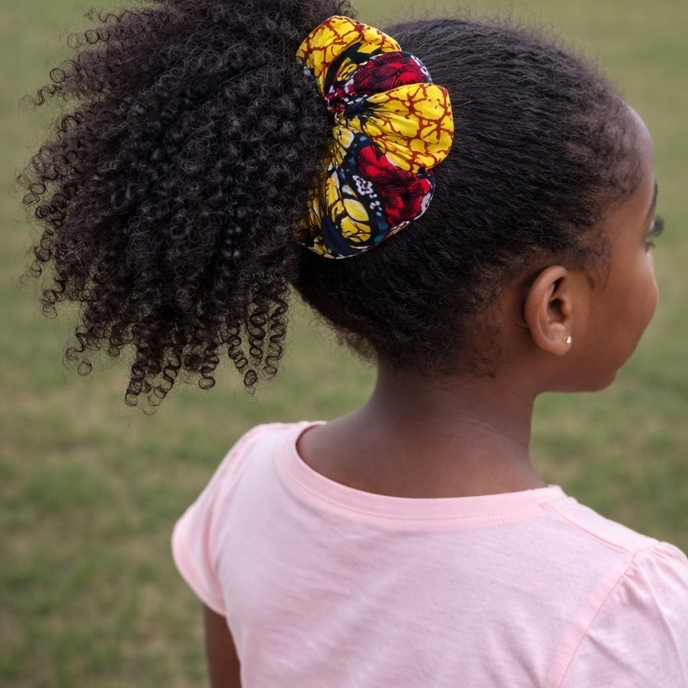 Colorful Hair Scrunchie. Large